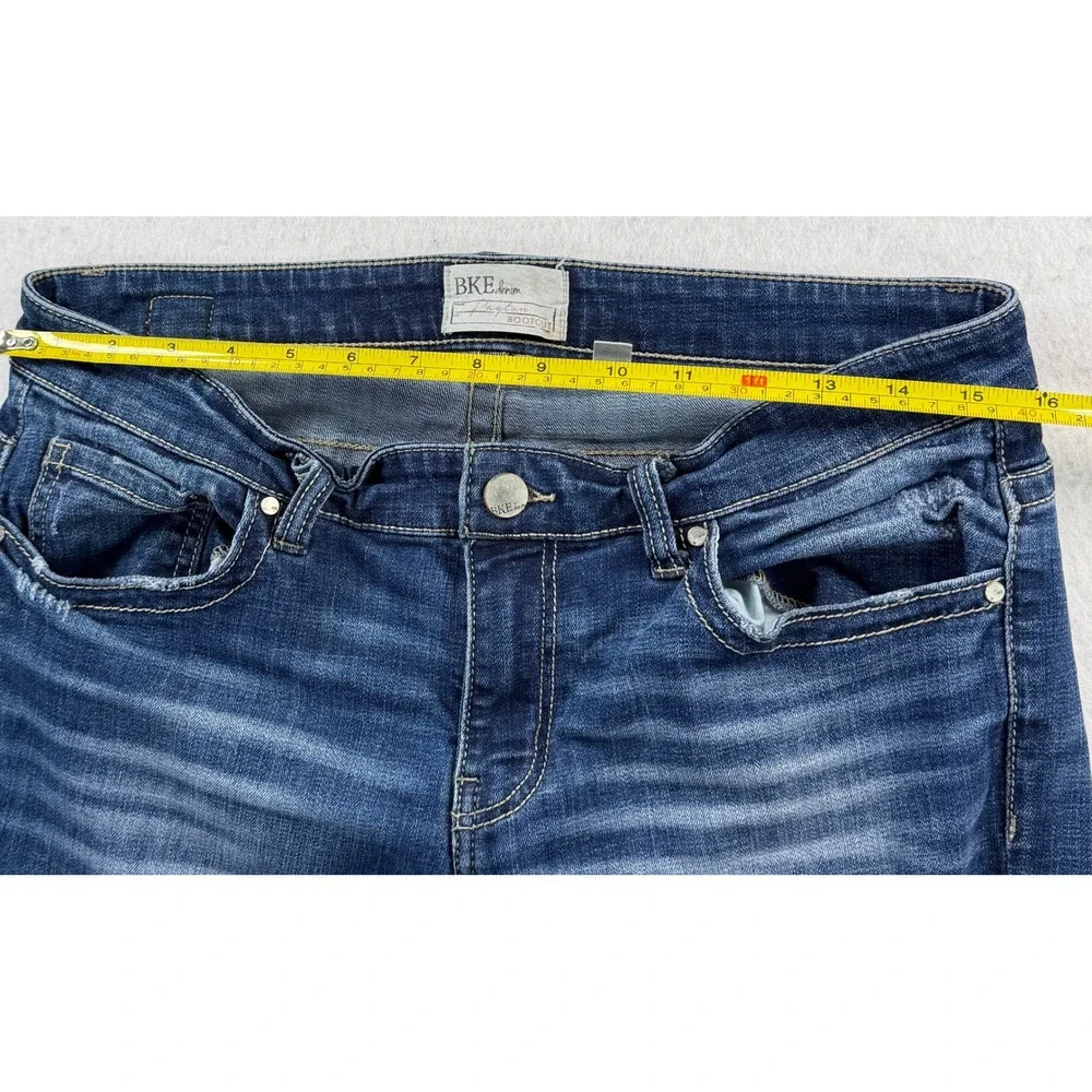 BKE Payton Bootcut Jeans Medium Wash Stretch Denim Womens 30R 30x31.5